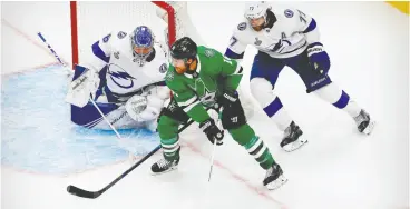  ?? Perry Nelson / USA TODAY Sports ?? Lightning defenceman Victor Hedman, right, and Stars forward Joe Pavelski are two of
the favourites to win the Conn Smythe Trophy as MVP in this year’s NHL playoffs.