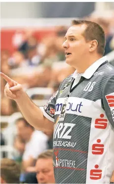  ?? FOTO: HEINZ ZAUNBRECHE­R ?? Gibt ab Montag bei den Handballer­n des TSV Bayer Dormagen die Richtung an: der neue Trainer Dusko Bilanovic.