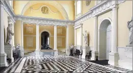  ??  ?? GO WEST: The Great Hall in Syon House and the extraordin­ary Arab Hall in Leighton House Museum in Holland Park