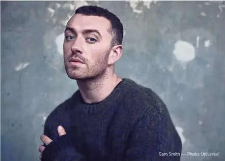  ??  ?? Sam Smith — Photo: Universal