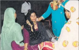  ?? SAKIB ALI/HT PHOTO ?? Batto, the mother of 22yearold Farhana (below) who was shot dead by armed robbers late on Friday, at her Ghaziabad residence.