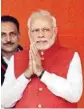  ??  ?? PM Narendra Modi at Parivartan Rally in Kanpur, UP, on Monday