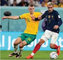  ?? AP ?? Griezmann, en el debut ante Australia.