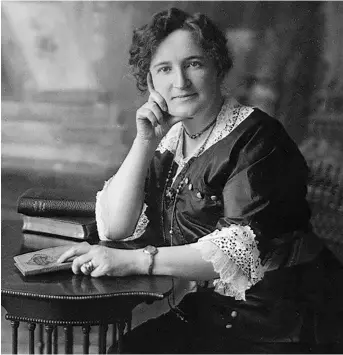  ?? Photo: Library and Archives Canada ?? Nellie McClung, who led the fight of the Famous Five to the Supreme Court in the famous case to have women declared “persons”.