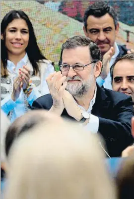  ?? A.CARRASCO RAGEL. / EFE ?? Mariano Rajoy, ayer en un acto del PP en Jerez (Cádiz)