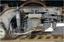  ?? SYSTEMTECH­NIK DB ?? The system’s bogie-mounted monitoring equipment.