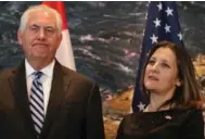  ?? AFP/GETTY IMAGES ?? Foreign Affairs Minister Chrystia Freeland welcomes U.S. Secretary of State Rex Tillerson in his first visit to Ottawa.