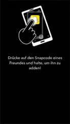  ??  ?? Durch Scannen des Snapcodes ist es einfach, jemanden als Freund zu adden.