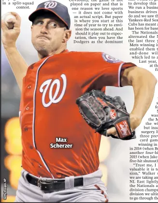  ??  ?? Max Scherzer