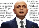  ?? ?? Support… Sajid Javid