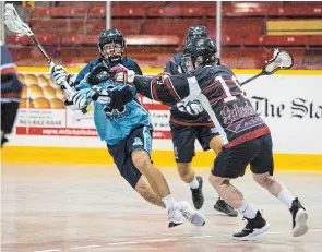  ??  ?? Alex Simmons, who collected 46 goals in eight games last season, is among the reasons the St. Catharines Athletics have high hopes of entering the Minto Cup championsh­ips as Ontario champions.