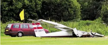  ?? BILD: SN/FRANZ NEUMAYR ?? Das im Lungau abgestürzt­e Segelflugz­eug war eine „Pilatus B4“.