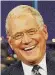  ??  ?? Il ritorno David Letterman