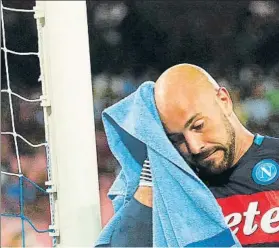  ?? FOTO: GETTY IMAGES ?? Reina abandonó llorando San Paolo Se interpretó como que deja el Nápoles