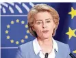  ?? FOTO: REUTERS ?? Am Dienstag hält von der Leyen ihre entscheide­nde Rede.