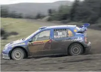  ??  ?? Harri Rovanpera’s last WRC outing was on GB, 2006