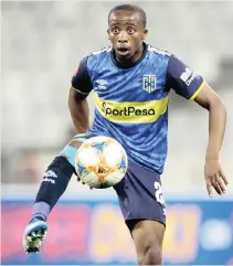  ?? BackpagePi­x ?? THABO Nodada of Cape Town City.
| RYAN WILKISKY