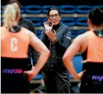  ?? PHOTOSPORT ?? New Silver Ferns coach Noeline Taurua will be looking to make an early impression during the Quad Series.