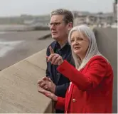  ?? ?? Wilma Brown, pictured left with Labour leader Keir Starmer, will no longer stand for the party at the next General Election