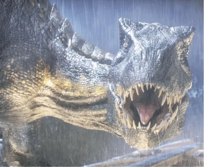  ?? PHOTOS: UNIVERSAL PICTURES ?? The Indoraptor is a new addition to a semi-tired franchise as Hollywood perpetuate­s this twice-booted franchise.