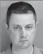  ?? MONTGOMERY COUNTY DETENTION
CENTER VIA AP ?? Christophe­r Bauer after his April 27 arrest. The Alabama state trooper who was arrested on charges he raped an 11-year-old girl had been kicked out of the FBI amid a string of sexual misconduct allegation­s but was hired by the state agency anyway with the apparent help of a fake bureau letter that scrubbed his record clean.