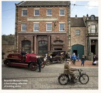  ??  ?? Beamish Museum holds a fascinatin­g collection of knitting sticks