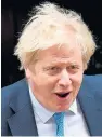  ?? ?? Boris Johnson.