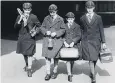  ??  ?? Turing, left, with school friends in 1926