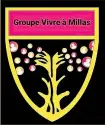  ??  ?? Le blason de Vivre à Millas fait par Alexandre Launay