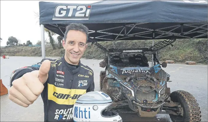  ?? Foto: pep morata ?? Gerard Farrés tiene la mejor oportunida­d de su vida de cumplir su sueño de ganar el Dakar en categoría t4, de vehículos ligeros (Side by Side) tras tener que entregarle el triunfo a su compañero en 2022