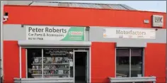  ??  ?? Peter Roberts, Car Parts & Accessorie­s, Bunclody.