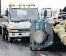  ?? FILES ?? A towing operation in Montreal in 2008.