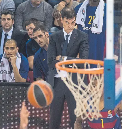  ?? FOTO: PERE PUNTÍ ?? rival hoy del Barça, en una imagen de su etapa en el banquillo azulgrana