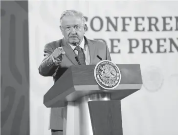  ?? FOTO: REFORMA ?? > El presidente López Obrador agradeció al gobierno de Donald Trump por el tratado.