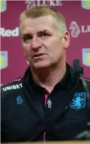  ??  ?? Smith: New Villa boss