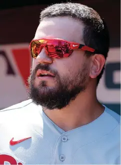  ?? ?? Kyle Schwarber and Phillies take on the Red Sox in Florida