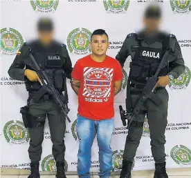  ?? CORTESÍA ?? José Oviedo Obando, alias el Soldado, enviado a la cárcel Las Mercedes de Montería.