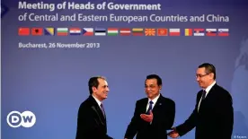  ??  ?? Неформальн­ая платформа для диалога Китая с отдельными странами ЕС была создана в 2012 году, а в 2013-м в Бухаресте состоялся первый саммит.