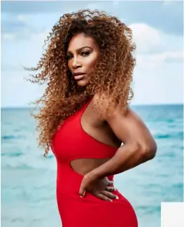  ??  ?? Above: Serena Williams wears Ralph Lauren in this month’s
cover story (page 114). Left: Lou Schoof in ‘Wish you were here’ (page 126)