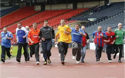  ??  ?? Thousands of fans like Alison McKenzie, below- left, have benefitted from FFIT; Nicky Reid, of the SPFL Trust, below- right, has praised the cash boost which will see the programme returning