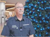  ?? ?? Victoria Police put up a Christmas tree with a bauble for each life lost in 2023.