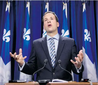  ?? CANADIAN PRESS FILES ?? Parti Québécois leadership candidate Alexandre Cloutier says a PQ government would hold a sovereignt­y referendum within a first mandate in government, but only if a million Quebecers sign a petition demanding one.