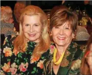  ??  ?? Peggy Kruza and Patsy Sauri, are among the throngs of women attending the annual lunch and fashion show.