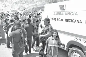  ?? /ANTONIO MELÉNDEZ ?? La Cruz Roja Mexicana Delegación Torreón se prepara para volver atender todo tipo de urgencias médicas en el cerro de las Noas