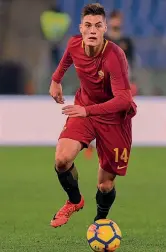  ?? ANSA ?? Patrik Schick, 21 anni, attaccante della Roma