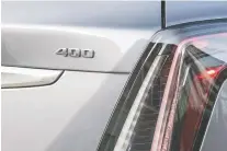  ??  ?? Cadillac's “400” badge may not mean what you think it does.