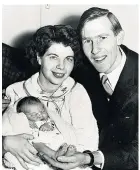  ??  ?? DAD With wife Moyra and baby Carol
