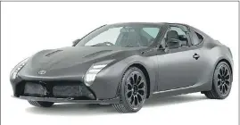  ?? TOYOTA ?? Could the GR HV concept be a high-performanc­e version of the Toyota 86?