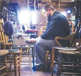  ?? Special to The Herald ?? Shane Koyczan, pictured in a recent publicity photo, says when he returns to his home in Penticton, it’s usually for the purpose of writing. He will be featured in a performanc­e at the Cleland Theatre on Nov. 4.