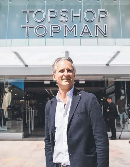  ?? Picture: MATTHEW POON ?? Hilton Seskin, who brought the Topshop/Topman brand to Australia, has spoken out about its collapse.